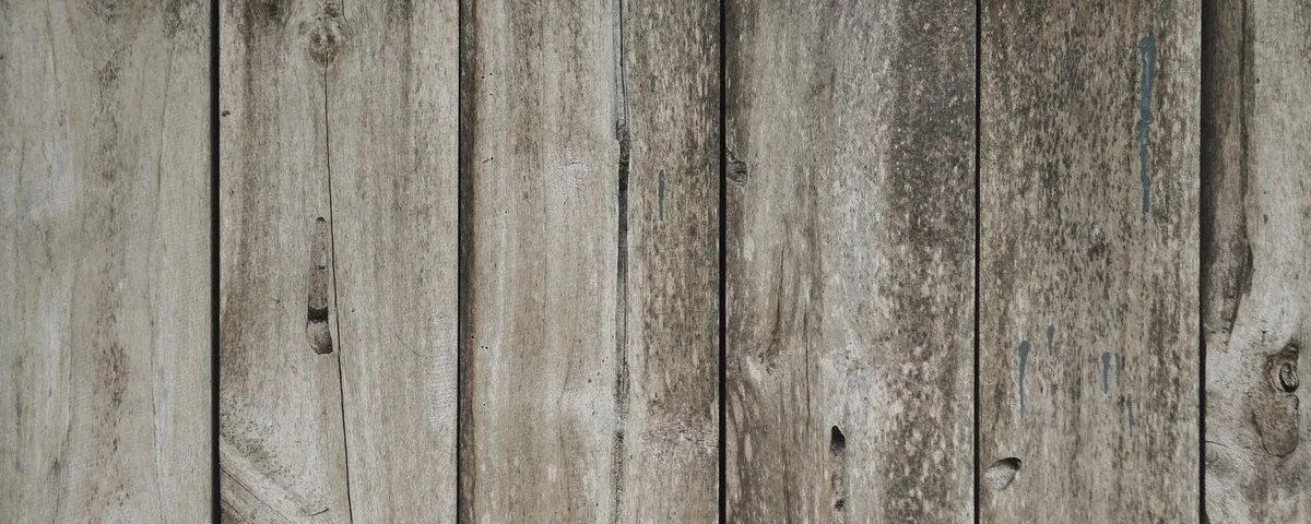 Pale timber lining boards